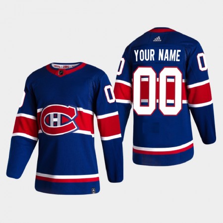 Montreal Canadiens Custom 2020-21 Reverse Retro Authentic Shirt - Mannen